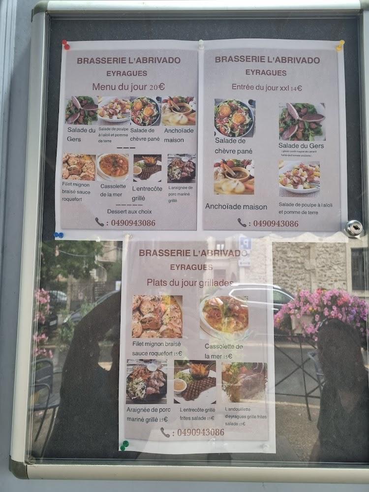 BRASSERIE L'ABRIVADO - Menu Image 1